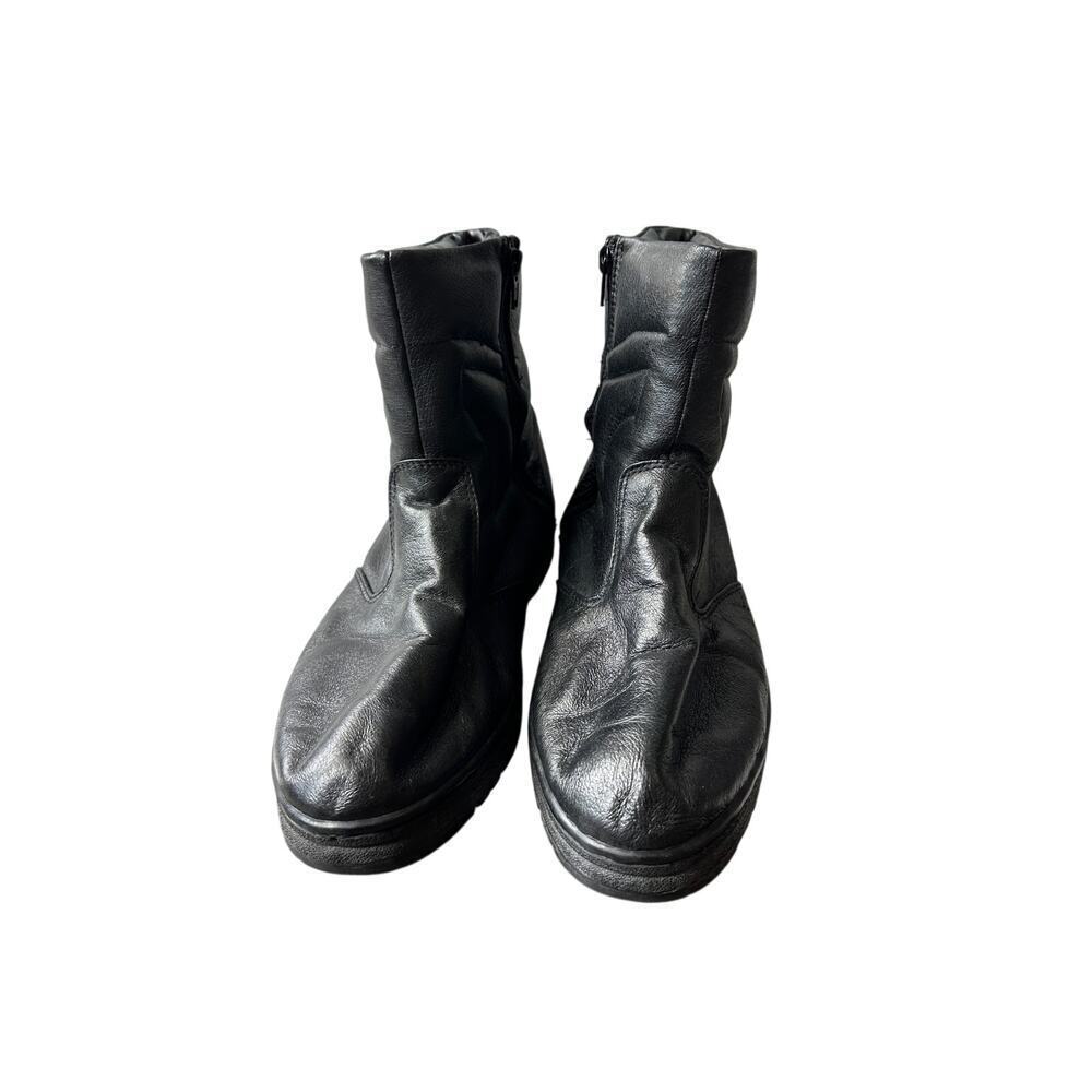 Nunn Bush Size 10 Men Black Pull On Ankle Moto Biker Boot Bootie Outdoor Matrix - Picture 5 of 14